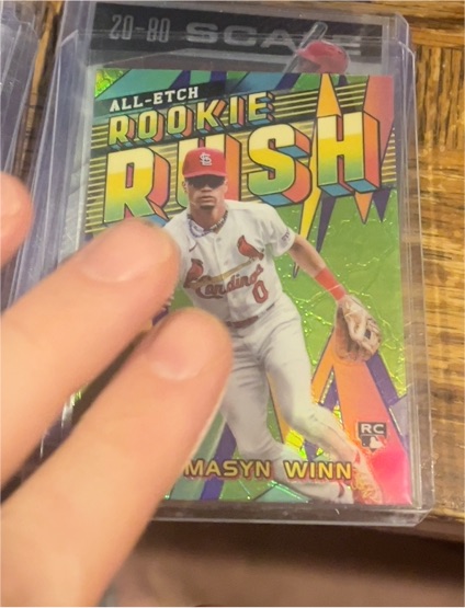 2024 Topps Chrome All-Etch Rookie Rush #CERR-9 Masyn Winn — front