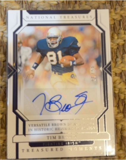 2024 Panini National Treasures #81 Tim Brown — front