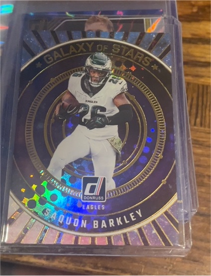 2024 Panini Donruss Galaxy of Stars #GOS-SBA Saquon Barkley — front