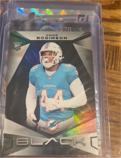 2024 Panini Black #119 Chop Robinson — front