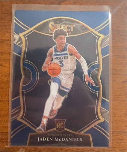 2020-21 Panini Select #88 Jaden McDaniels RC — front