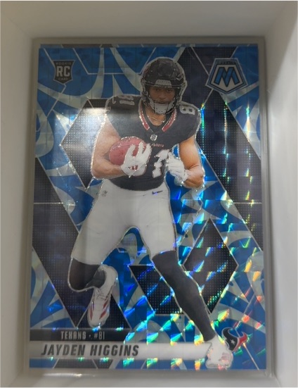 2021 Panini Mosaic #81 Jayden Higgins — front