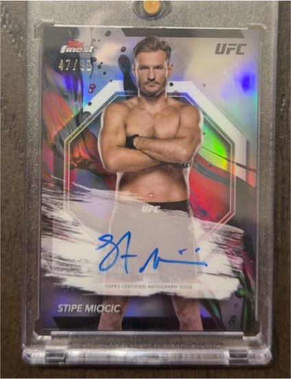 2024 Topps Finest UFC #47 Stipe Miocic — front