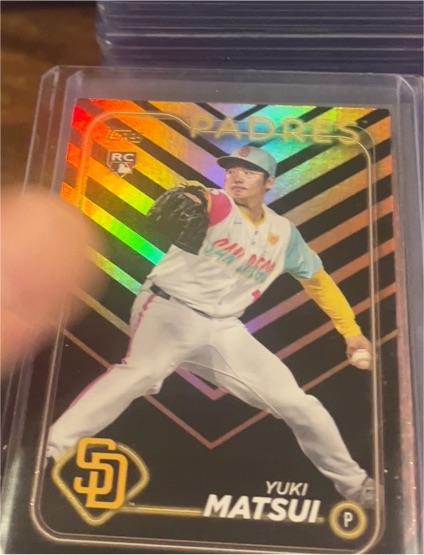2024 Topps Update #US8 Yuki Matsui — front