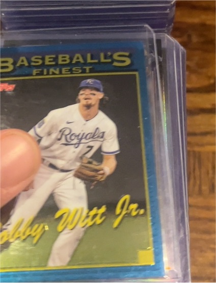 2024 Topps Finest #93-15 Bobby Witt Jr. — front