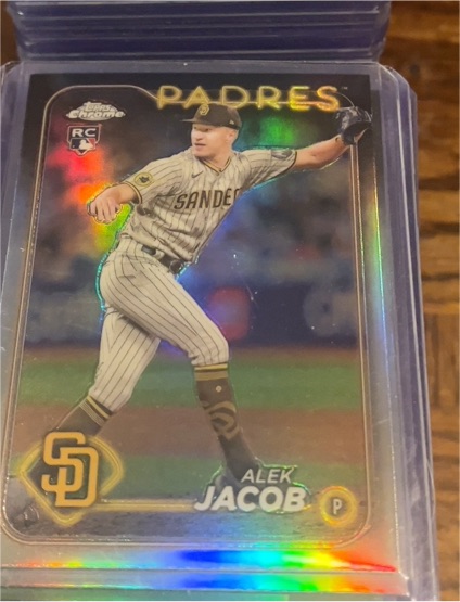 2024 Topps Chrome Update #USC129 Alek Jacob — front