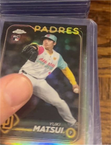 2024 Topps Chrome Update #USC187 Yuki Matsui — front