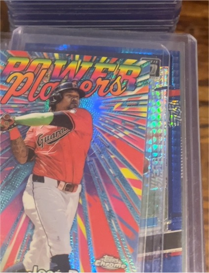 2025 Topps Chrome Power Players #PP-14 Jose Ramirez — front