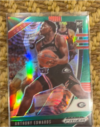2020 Panini Prizm Draft Picks #1 Anthony Edwards — front