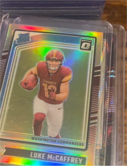 2024 Panini Donruss Optic #302 Luke McCaffrey — front