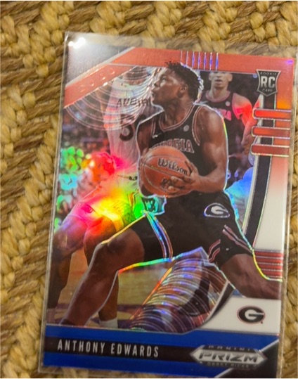 2020-21 Panini Prizm Draft Picks #1 Anthony Edwards — front