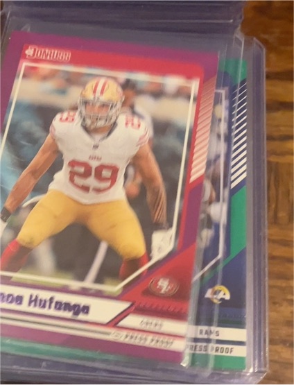 2024 Donruss Press Proof Green #223 Talanoa Hufanga — front