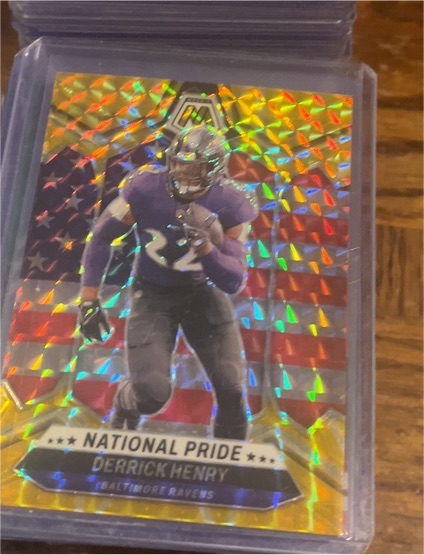 2024 Panini Mosaic #257 Derrick Henry National Pride — front