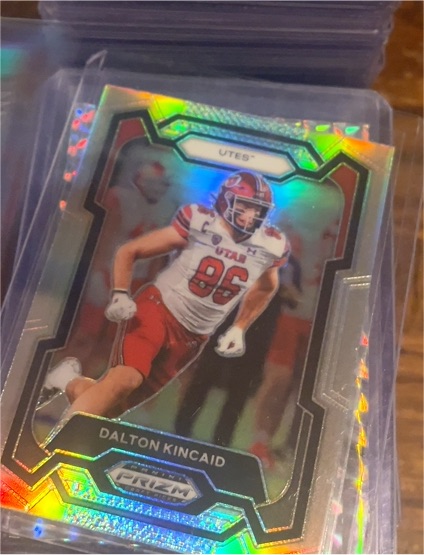 2024 Panini Prizm Draft Picks #12 Dalton Kincaid Utah Utes — front