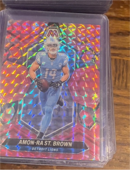 2024 Panini Mosaic #74 Amon-Ra St. Brown — front