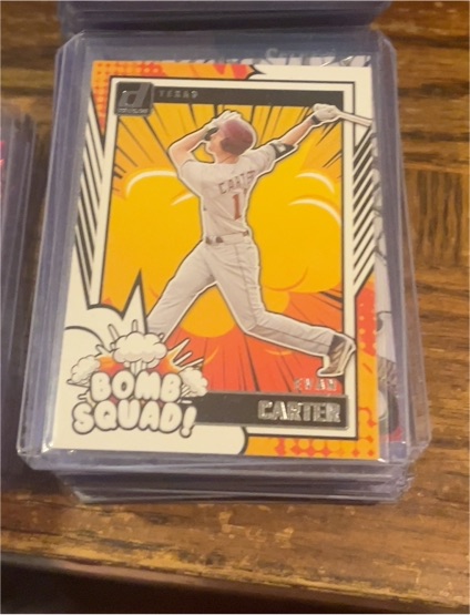 2024 Panini Donruss #11 Evan Carter Bomb Squad — front