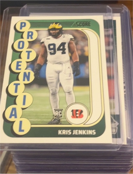 2024 Score #12 Kris Jenkins — front