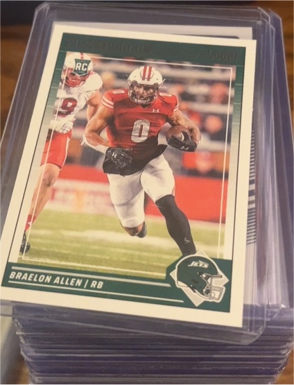 2024 Panini Score Braelon Allen Rookie Card — front