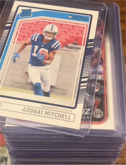 2024 Donruss #343 Adonai Mitchell — front