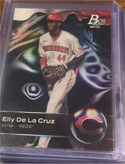 2023 Bowman Platinum #TOP-93 Elly De La Cruz — front