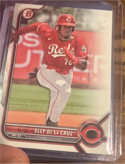 2022 Bowman Draft #BD-80 Elly De La Cruz — front