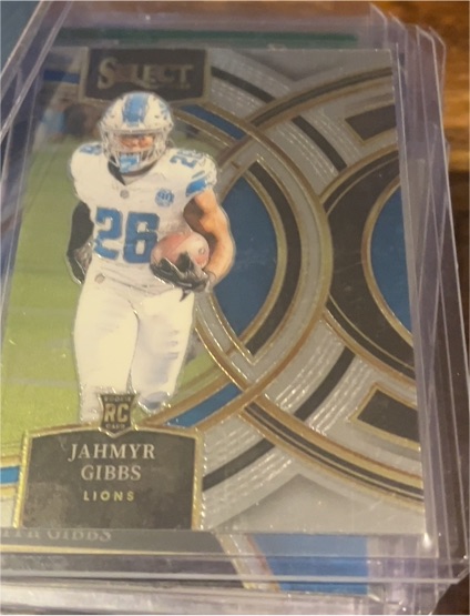 2023 Panini Select Premier Level #198 Jahmyr Gibbs Rookie — front