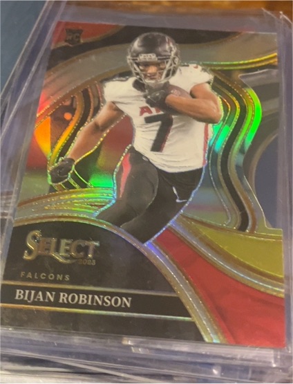 2023 Panini Select Club Level #296 Bijan Robinson — front