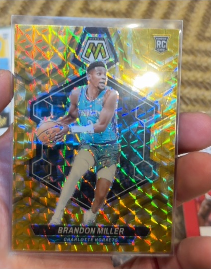 2023-24 Panini Mosaic #202 Brandon Miller — front