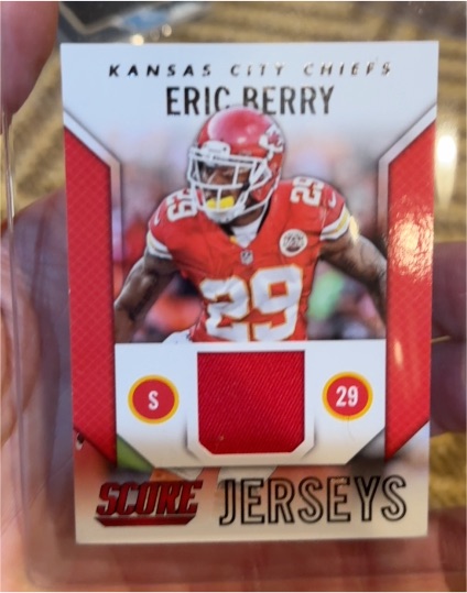 2015 Panini Score Jerseys #J-EB Eric Berry — front
