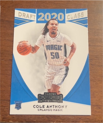 2020-21 Panini Contenders #23 Cole Anthony — front