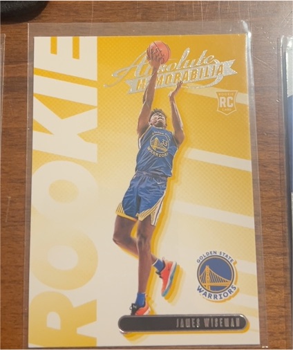 2020-21 Panini Absolute Memorabilia Rookies Yellow #2 James Wiseman — front