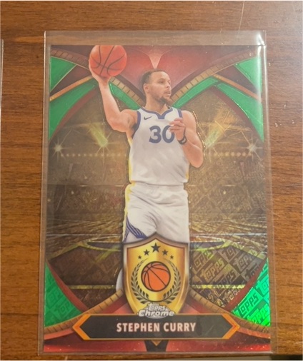 2024-25 Topps Chrome #BOD-3 Stephen Curry Ball of Duty — front
