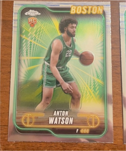 2024-25 Topps Chrome #107 Anton Watson — front
