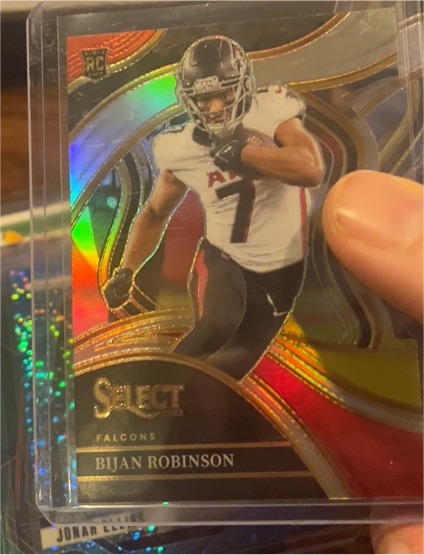 2023 Panini Select Club Level #296 Bijan Robinson — front