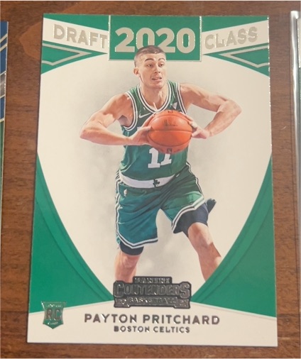 2020-21 Panini Contenders Draft Class #30 Payton Pritchard — front