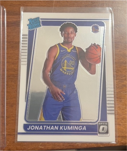 2021-22 Panini Donruss Optic #190 Jonathan Kuminga — front