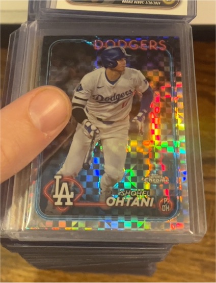 2024 Topps Chrome #1 Shohei Ohtani — front