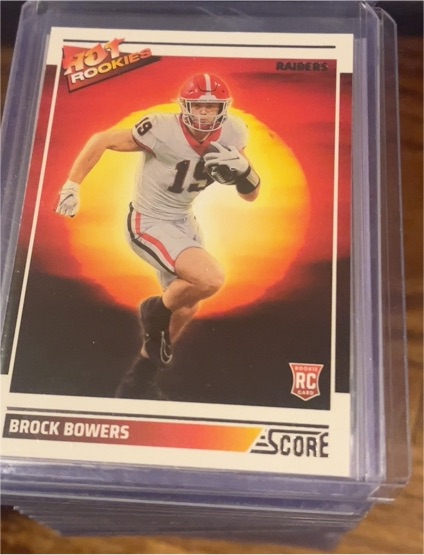 2024 Panini Score #10 Brock Bowers — front