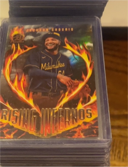 2024 Bowman Rising Infernos #RI-20 Jackson Chourio — front