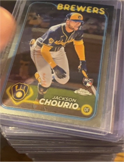 2024 Topps Chrome #161 Jackson Chourio — front