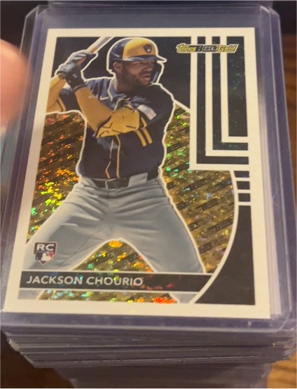 2024 Topps Update Black Gold #BG-25 Jackson Chourio — front