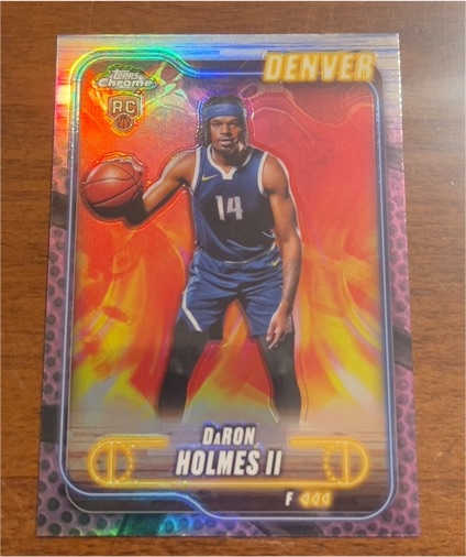 2024-25 Topps Chrome #195 DaRon Holmes II — front