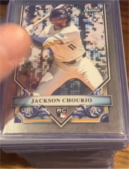 2024 Bowman Sterling #BSR-26 Jackson Chourio — front