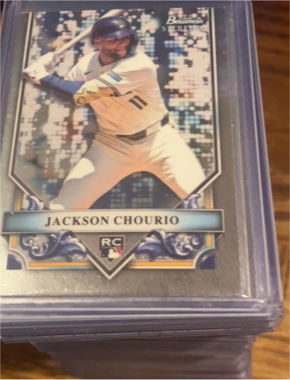2024 Bowman Sterling #26 Jackson Chourio — front