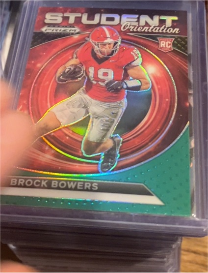 2024 Panini Prizm Draft Picks Student Orientation #SO-BB Brock Bowers — front