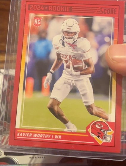 2024 Panini Score #324 Xavier Worthy — front