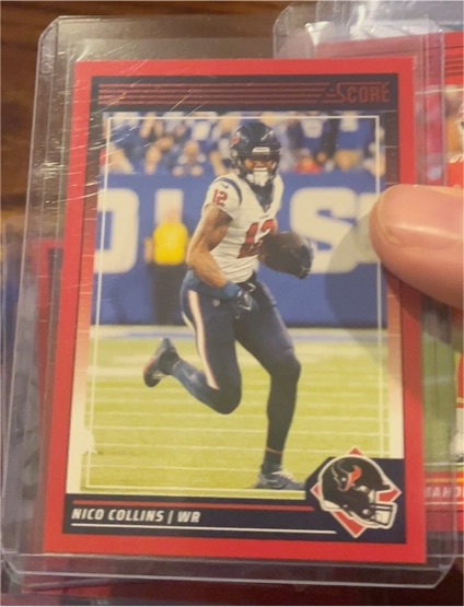 2024 Score #112 Nico Collins — front