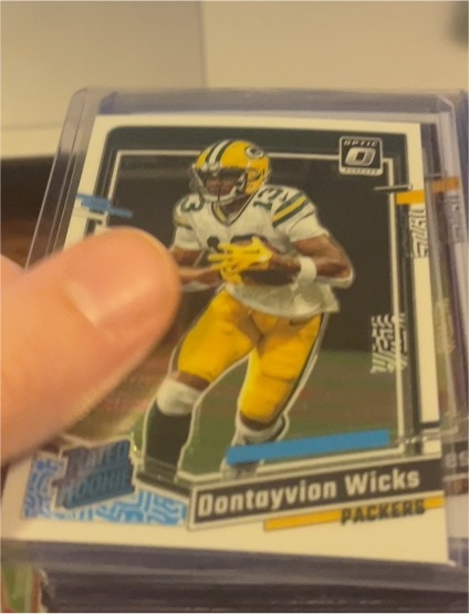 2023 Panini Donruss Optic #249 Dontayvion Wicks — front