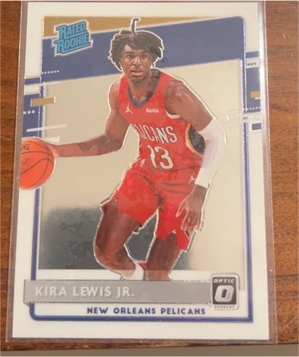 2020-21 Panini Donruss Optic #163 Kira Lewis Jr. Rated Rookie — front