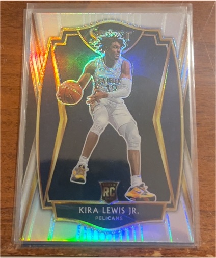 2020-21 Panini Select #178 Kira Lewis Jr. Rookie Premier Level Silver Prizm — front
